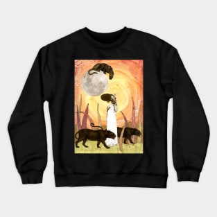 Partial Lunar Eclipse Crewneck Sweatshirt